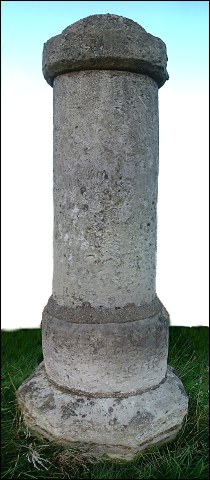 detail of Markham Moor obelisk at SK717740