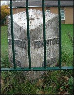 detail of Grenoside milepost at SK337936