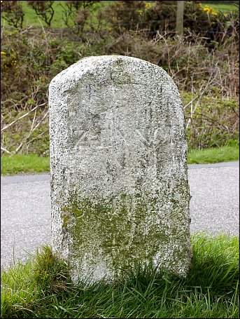 extra detail of Trevowhan milestone at SW414349
